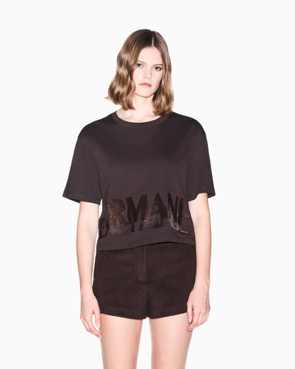 regular t-shirt in cotton jersey