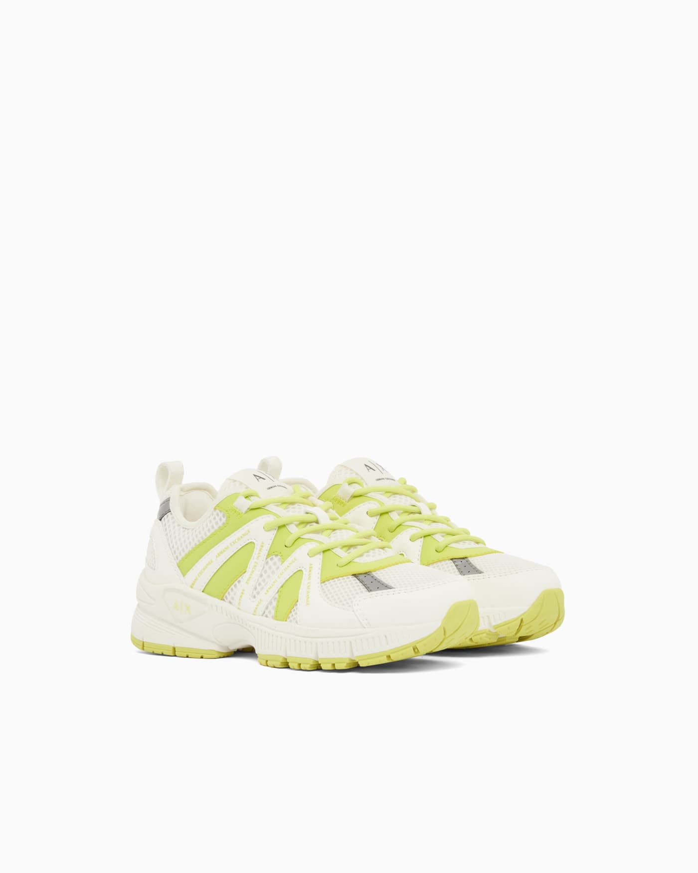Sneakers with mesh inserts