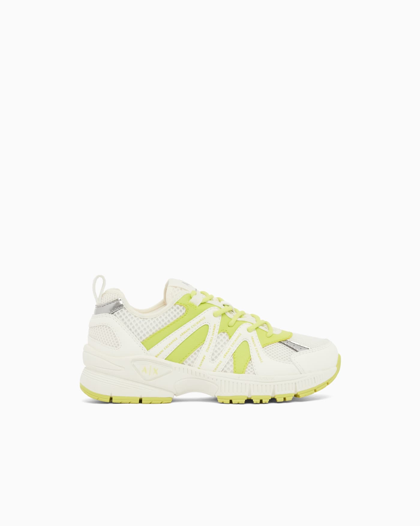 Sneakers with mesh inserts