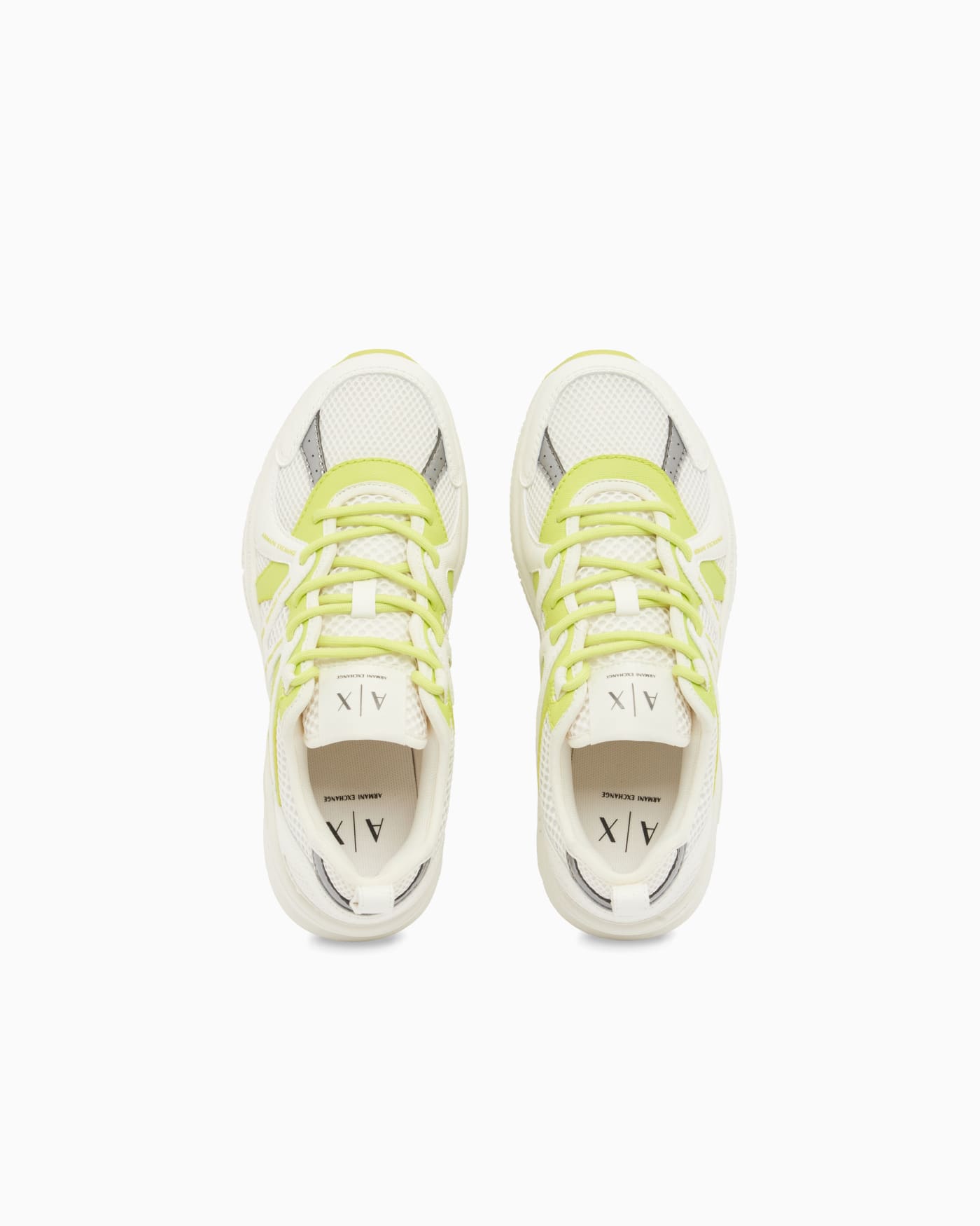Sneakers with mesh inserts