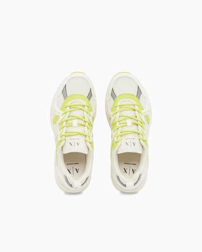 Sneakers with mesh inserts