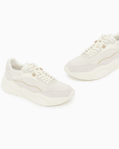 Technical fabric sneakers