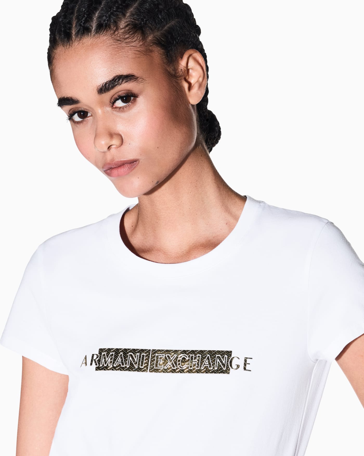 slim fit t-shirt in stretch cotton jersey