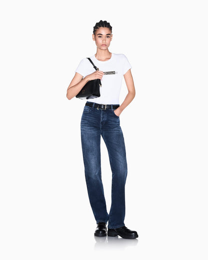 slim fit t-shirt in stretch cotton jersey