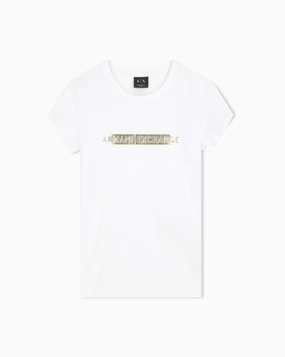 slim fit t-shirt in stretch cotton jersey