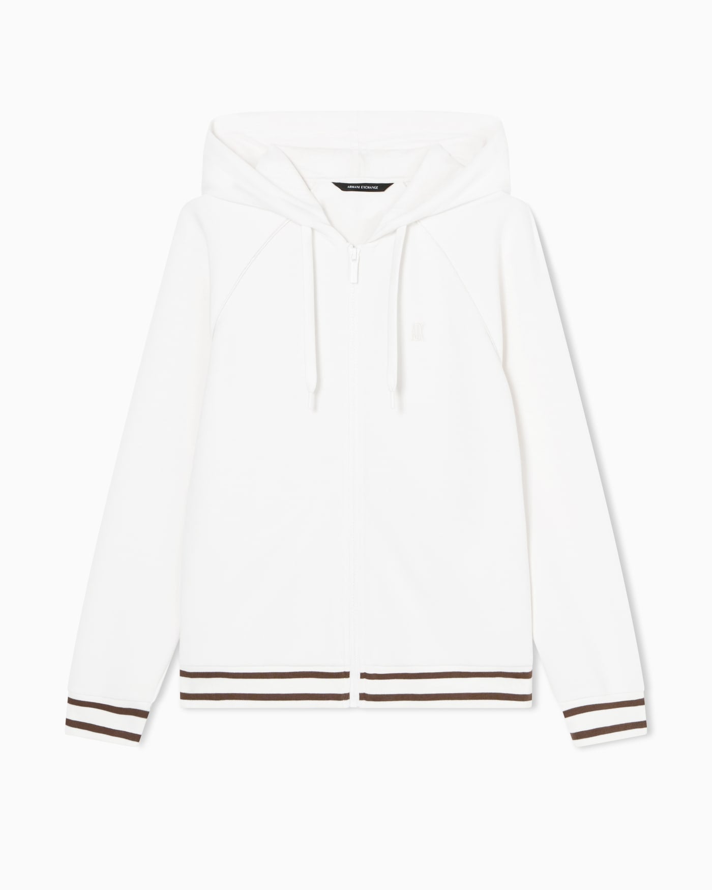 Zip-up sweatshirt in technical fabric