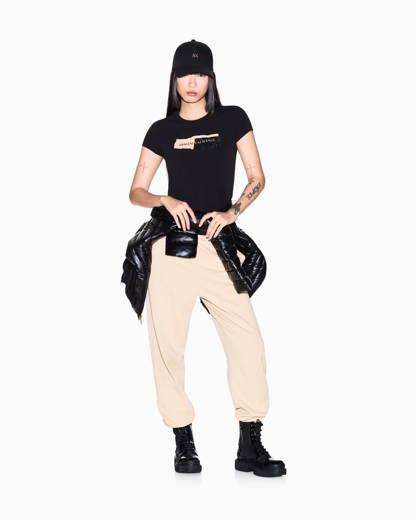 Slim Fit T-shirt in Stretch Cotton Jersey