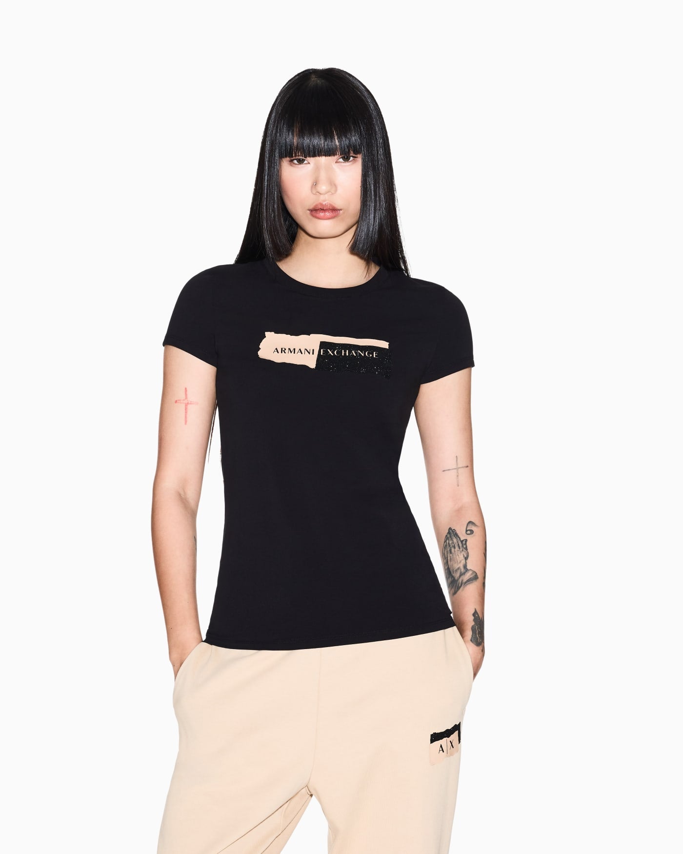 Slim Fit T-shirt in Stretch Cotton Jersey