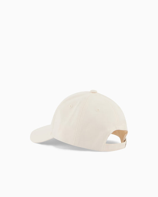 Cap with visor and logo