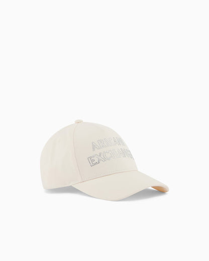 Cap with visor and logo