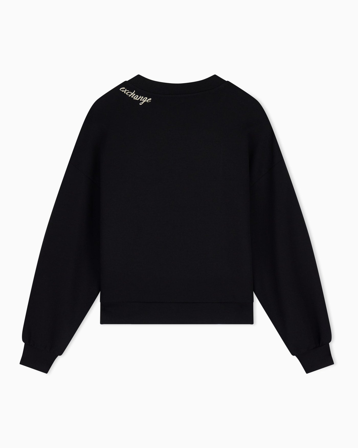 sweatshirt in stretch scuba viscose with hood