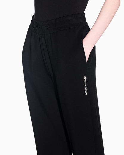 regular fit trousers stretch viscose scuba