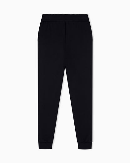 regular fit trousers stretch viscose scuba