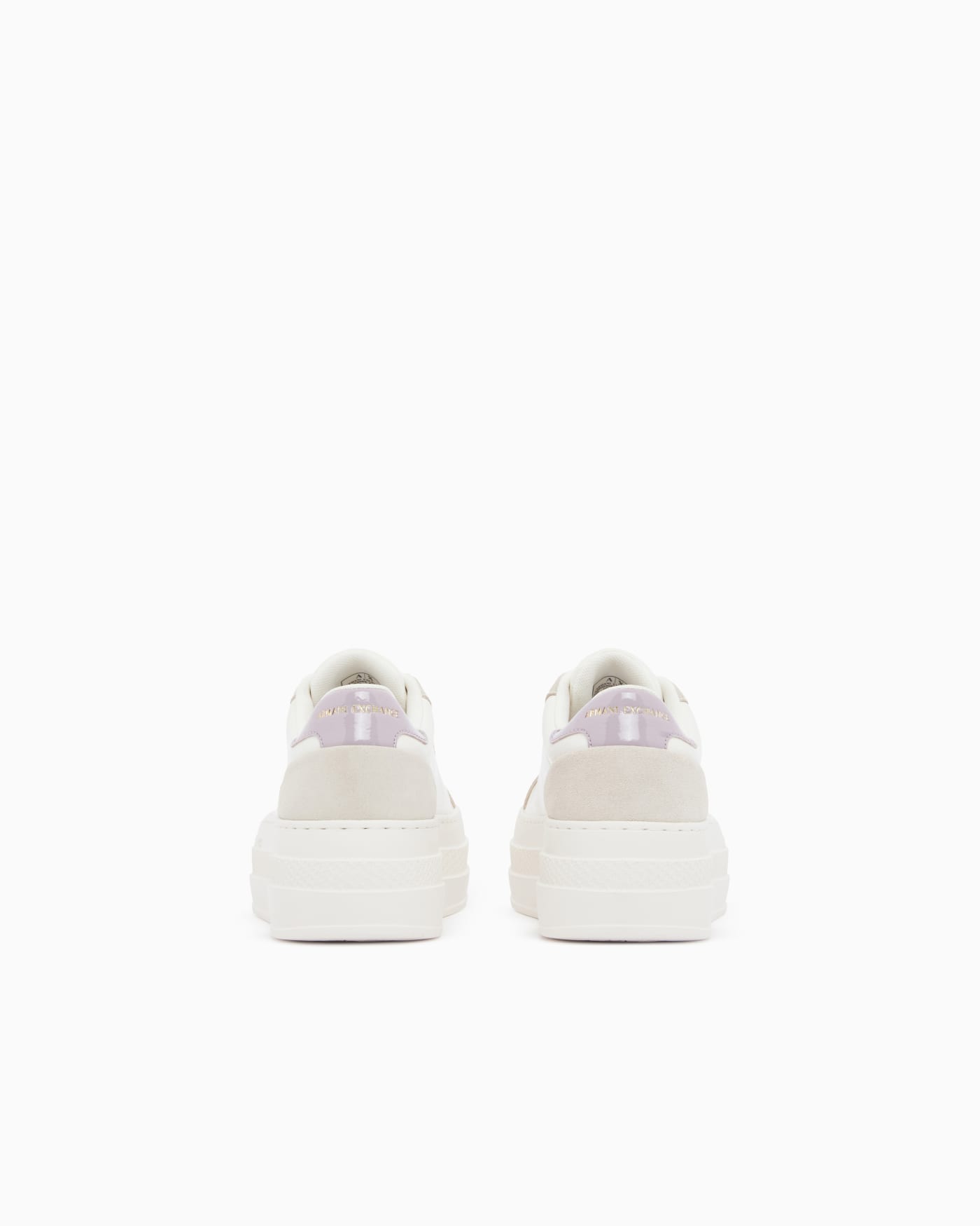 low cut Sneakers with coated and split leather upper