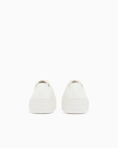 low top Sneakers with all-over debossed logo