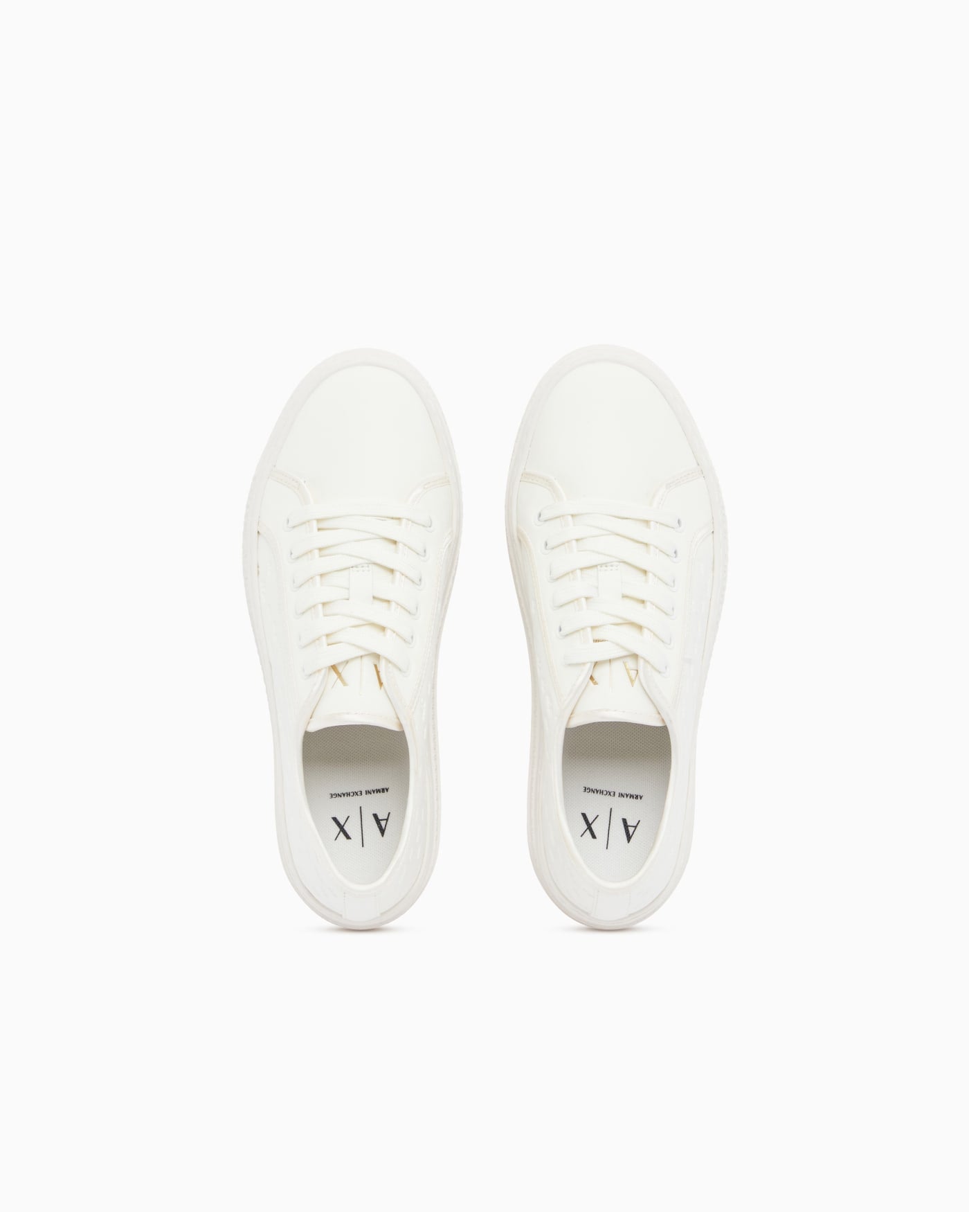 low top Sneakers with all-over debossed logo