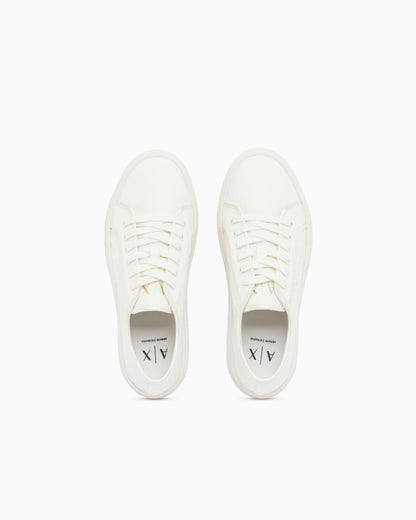 low top Sneakers with all-over debossed logo