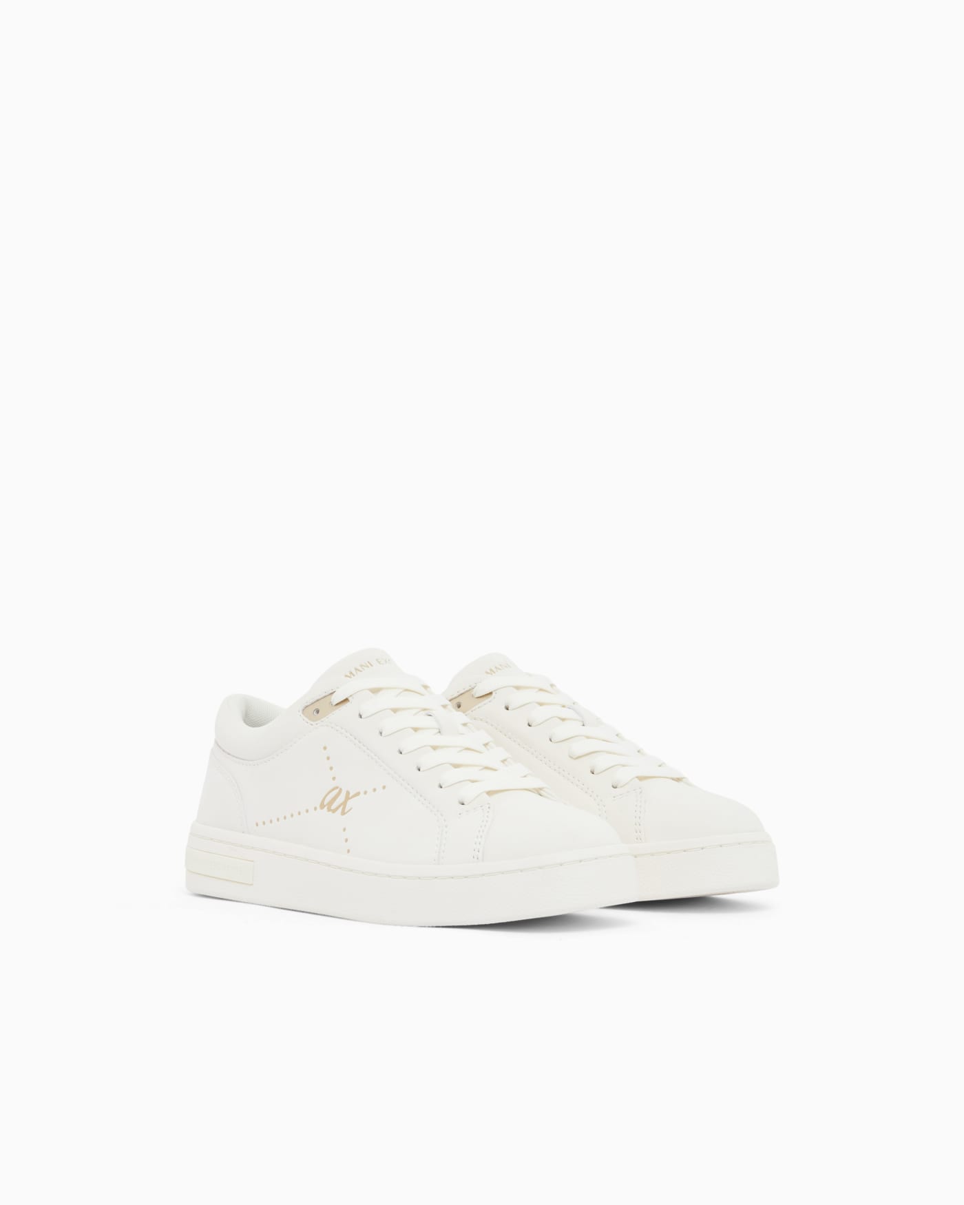 Sneakers in cotton twill with webbing