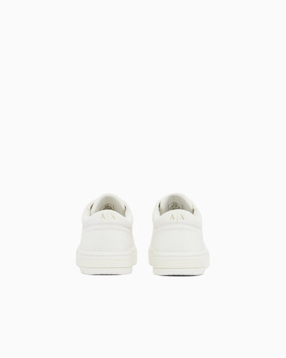 Sneakers in cotton twill with webbing