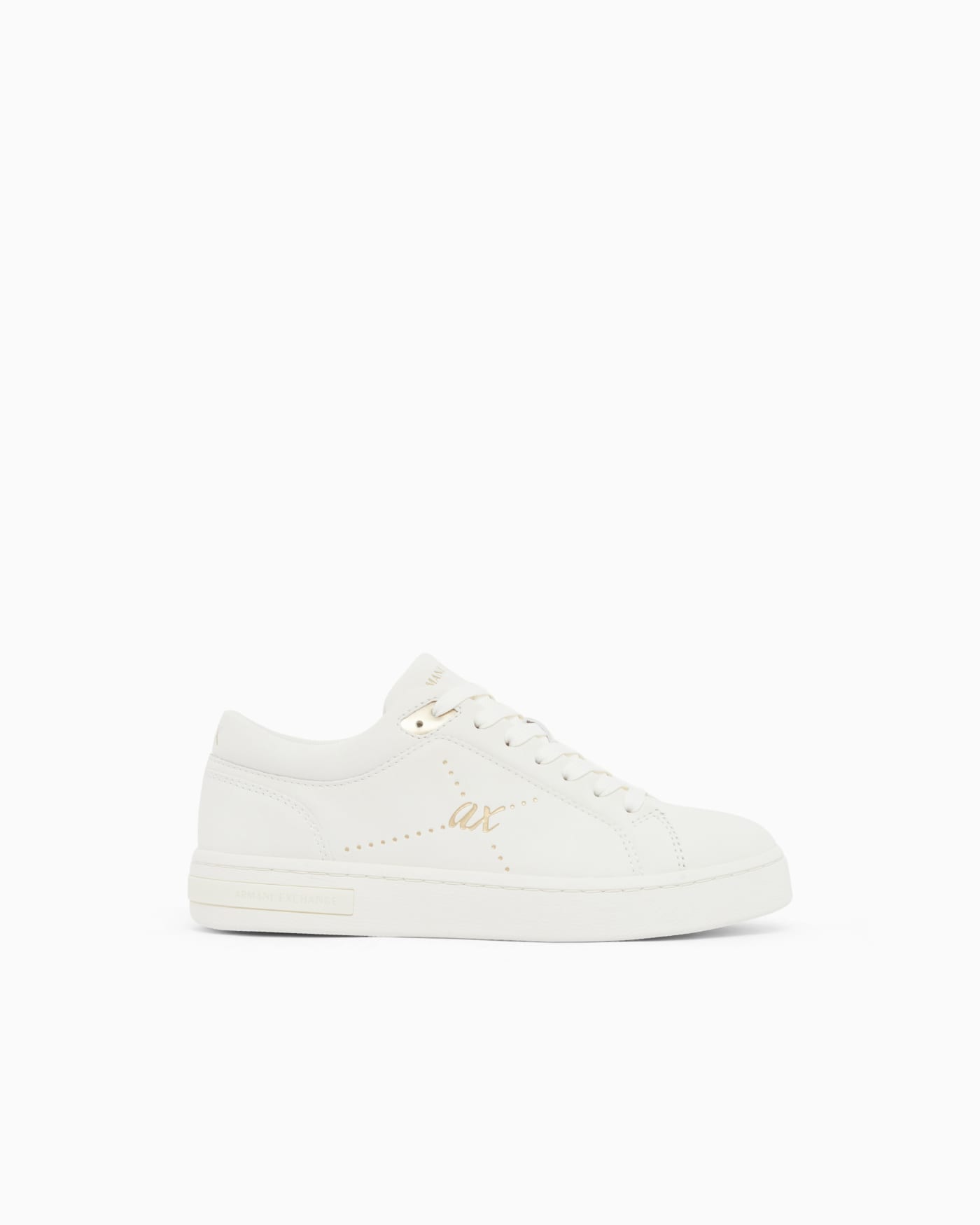 Sneakers in cotton twill with webbing