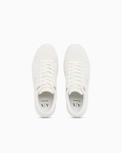 Sneakers in cotton twill with webbing