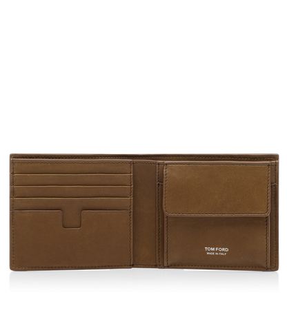 Nubuck T Line Classic Bifold Wallet