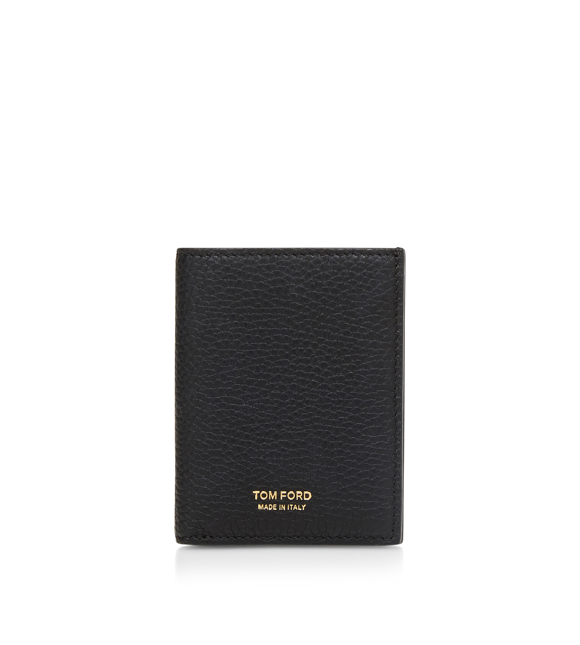 Grain Leather Folding Cardholder&Nbsp;