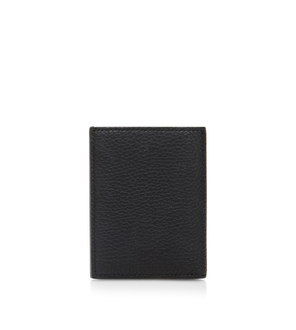 Grain Leather Folding Cardholder&Nbsp;