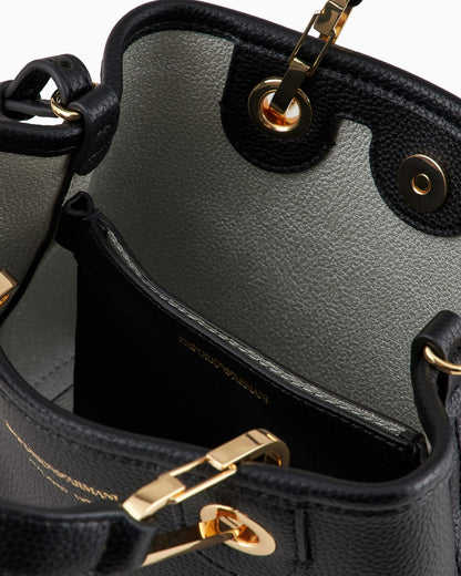Mini tote bag with removable strap woman