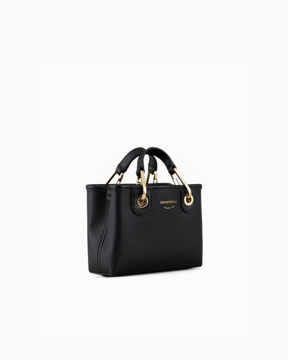 Mini tote bag with removable strap woman