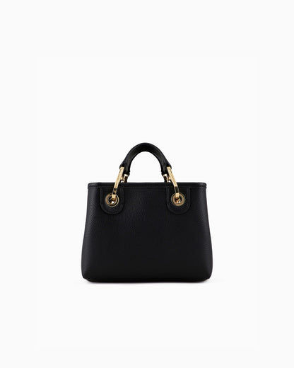 Mini tote bag with removable strap woman
