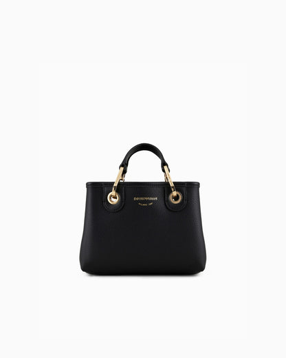 Mini tote bag with removable strap woman