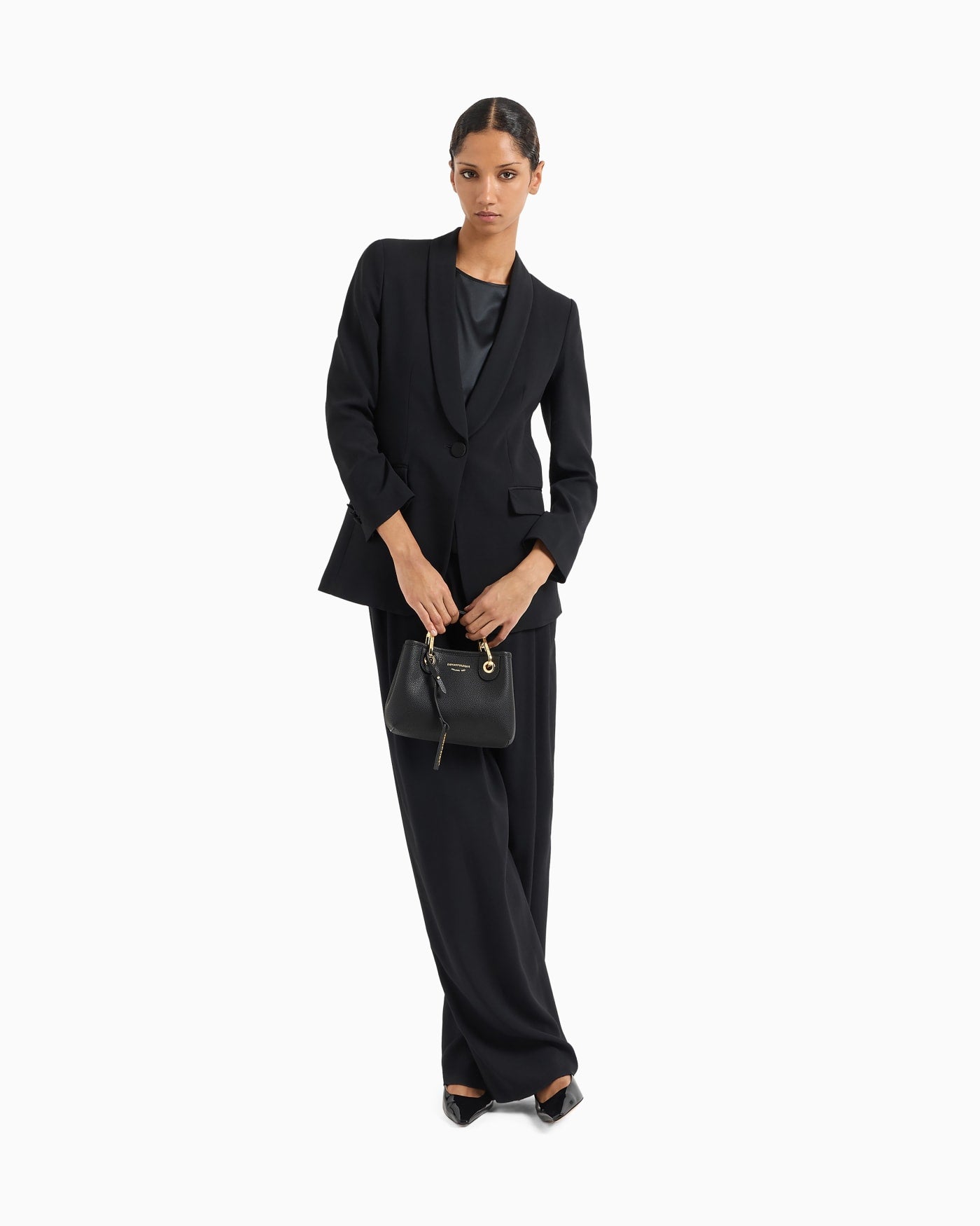 Mini tote bag with removable strap woman