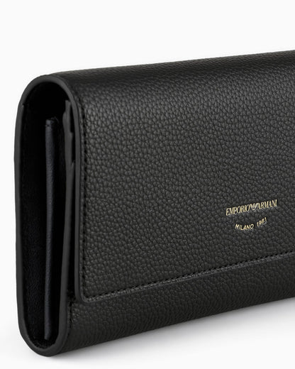 MyEA wallet with deer-print flap