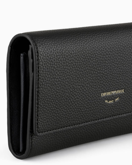 MyEA wallet with deer-print flap