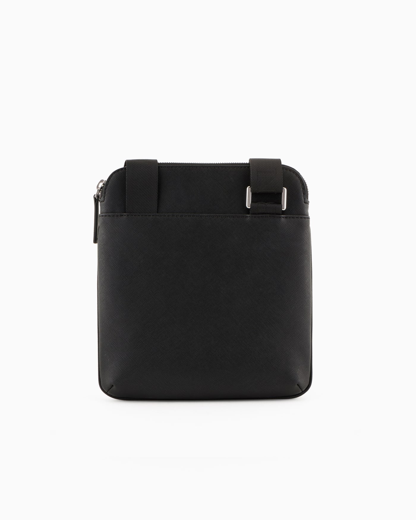 Ultra-flat saffiano shoulder bag man