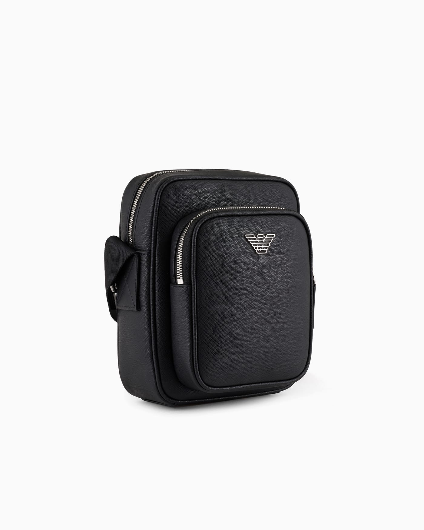 Saffiano leather shoulder bag man
