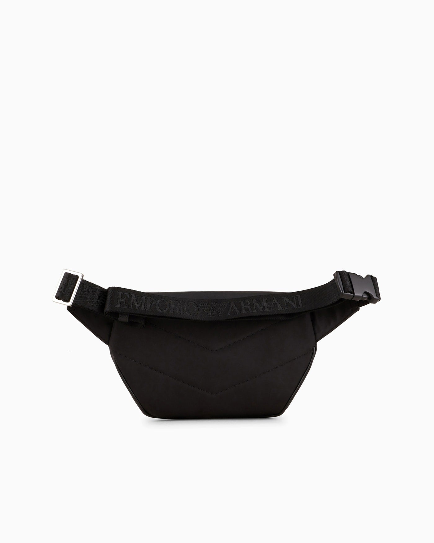 Regenerated saffiano leather belt bag man