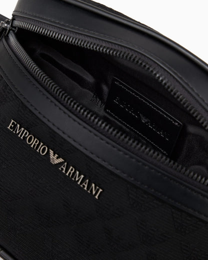 Quilted jacquard belt bag man
