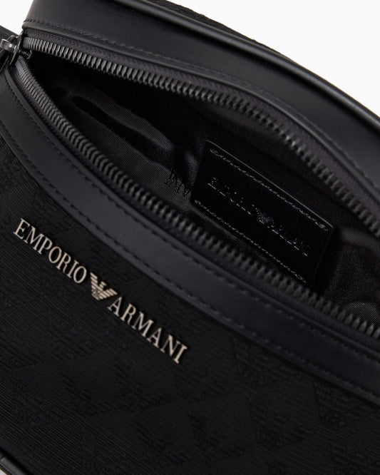 Quilted jacquard belt bag man