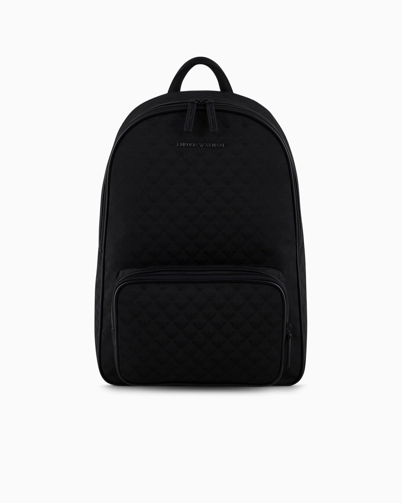 Jacquard nylon backpack man