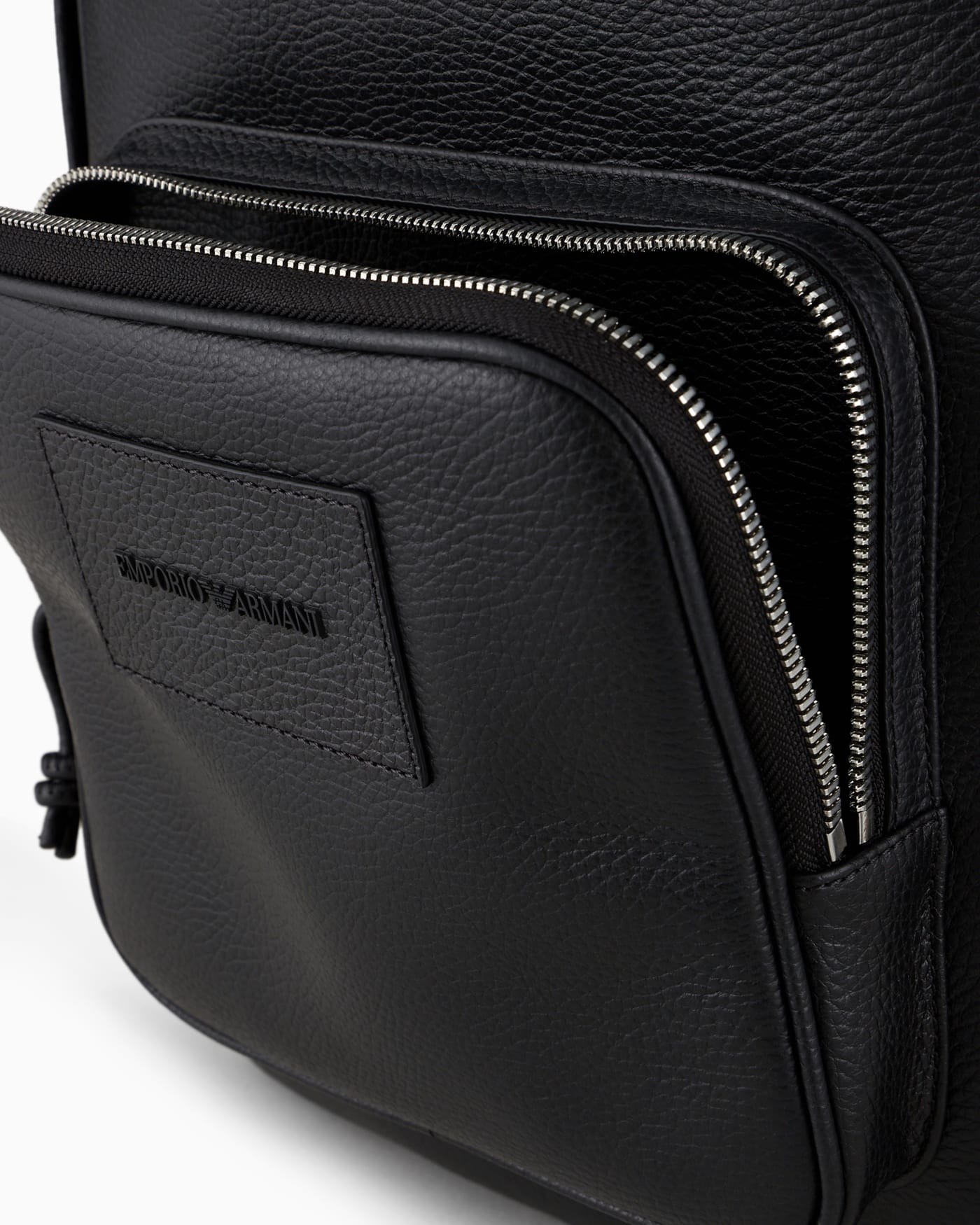 Structured rounded backpack man