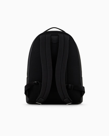 Structured rounded backpack man