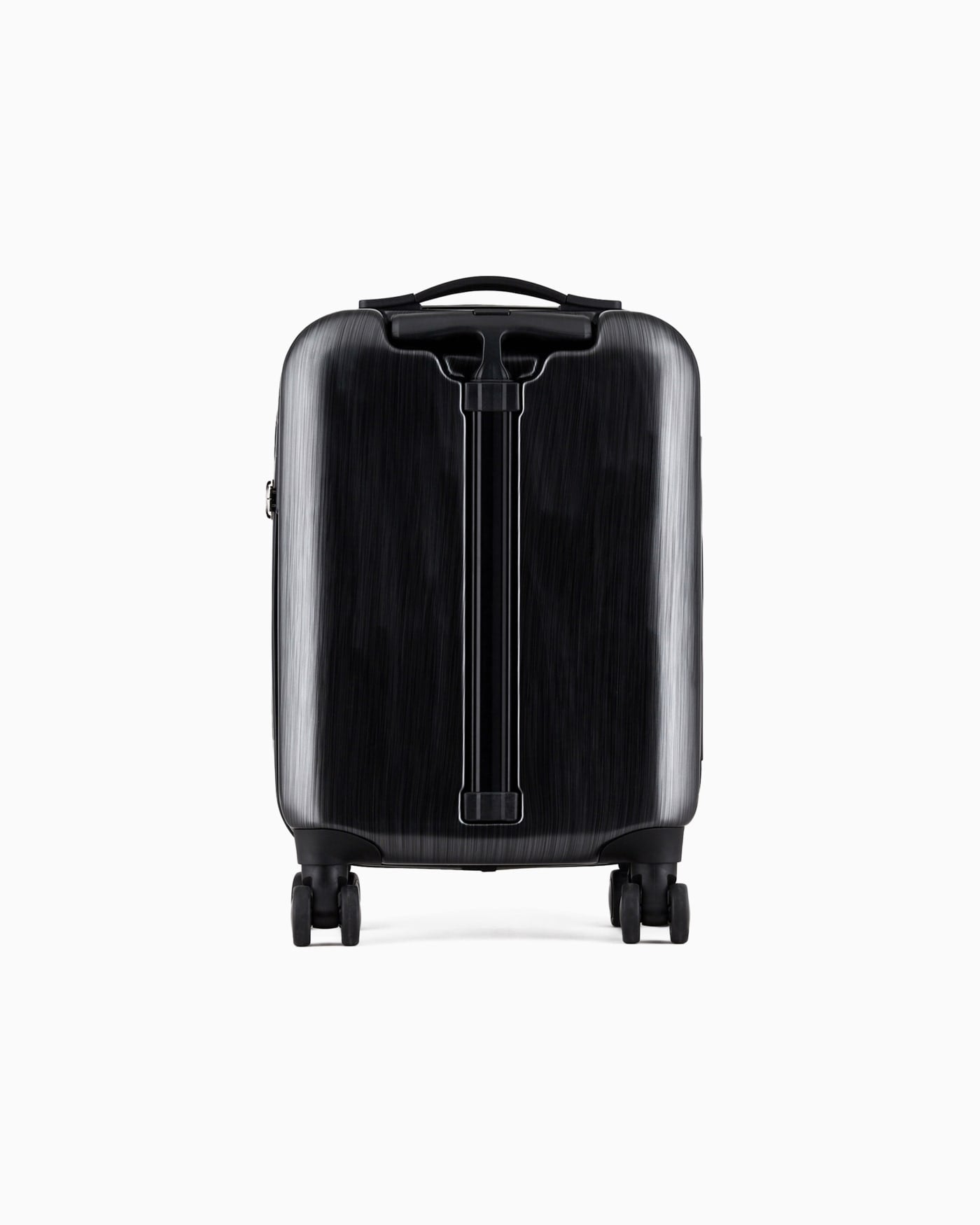 ABS carry-on bag with oversized, embossed eagle