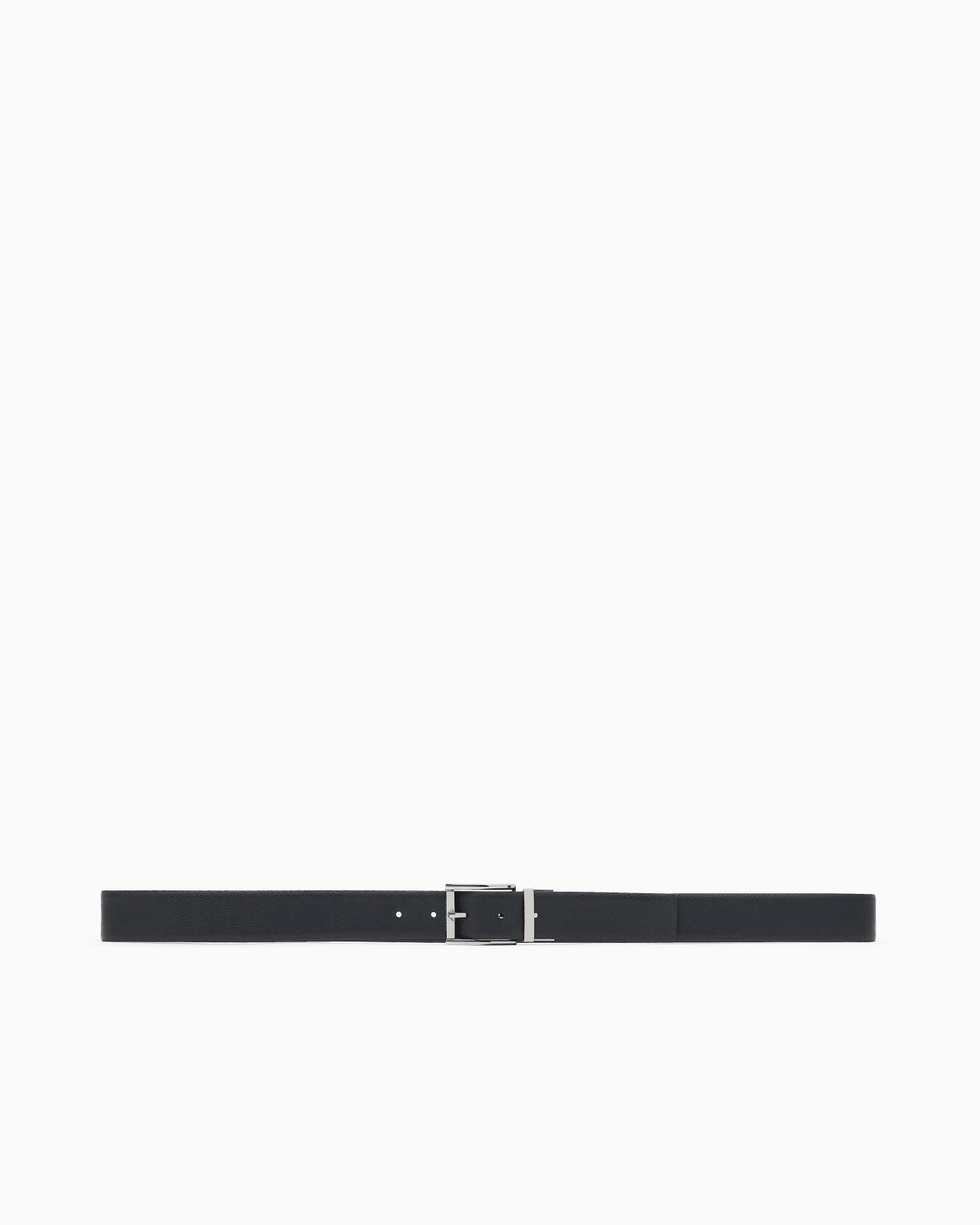 Reversible leather belt with one side in palmellato leather