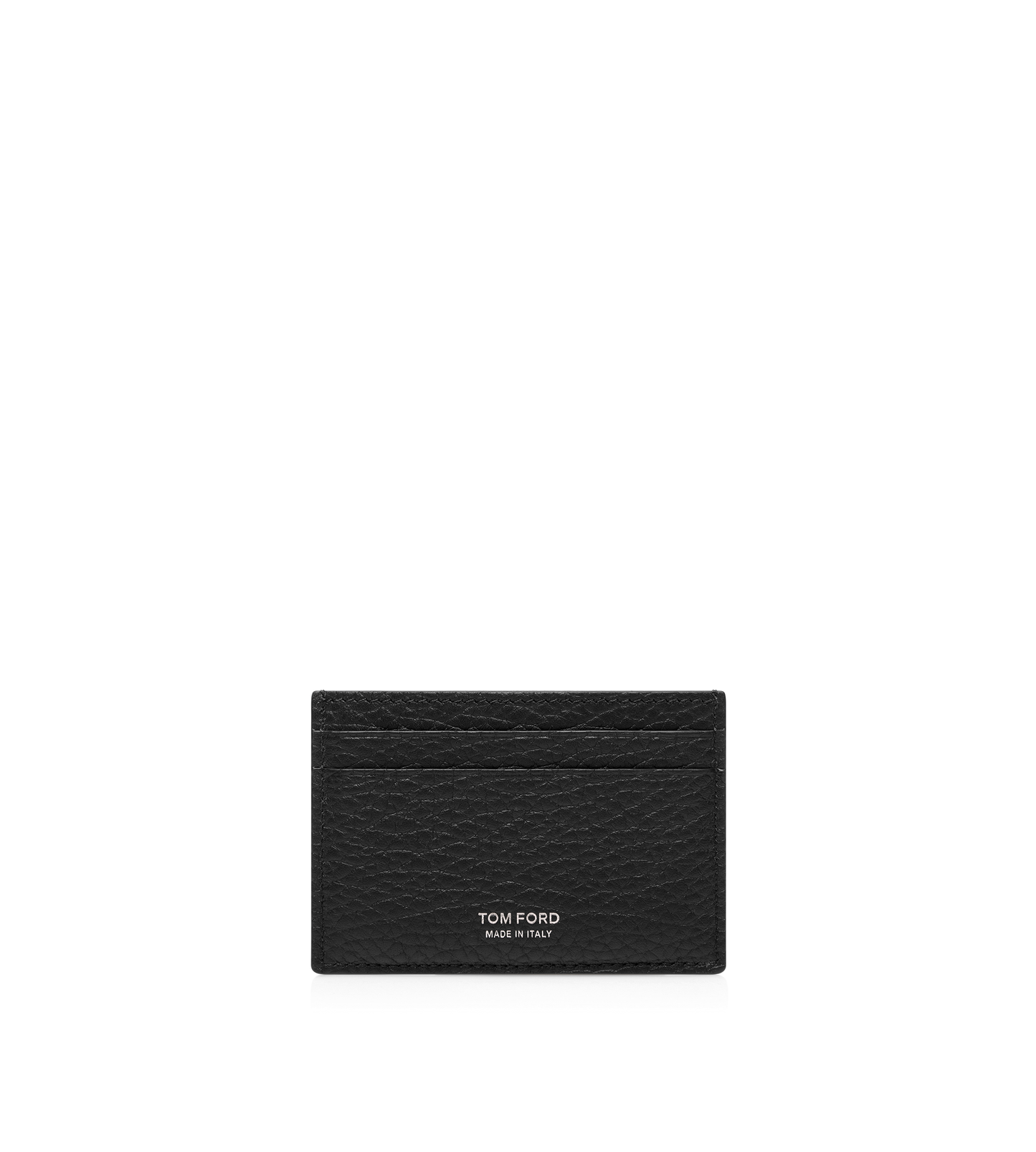 Printed Deer Leather Elongated T Line Classic Card Holder