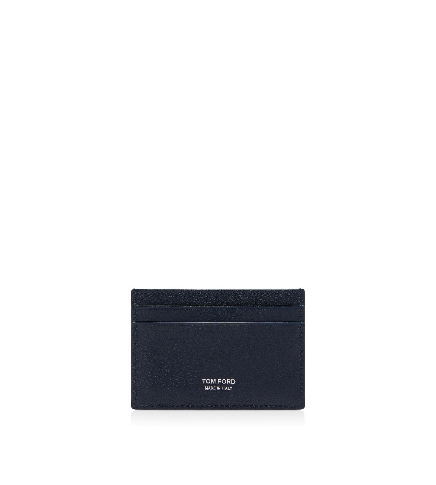Supple Grain Leather Elongated T Line Classic Card Holder