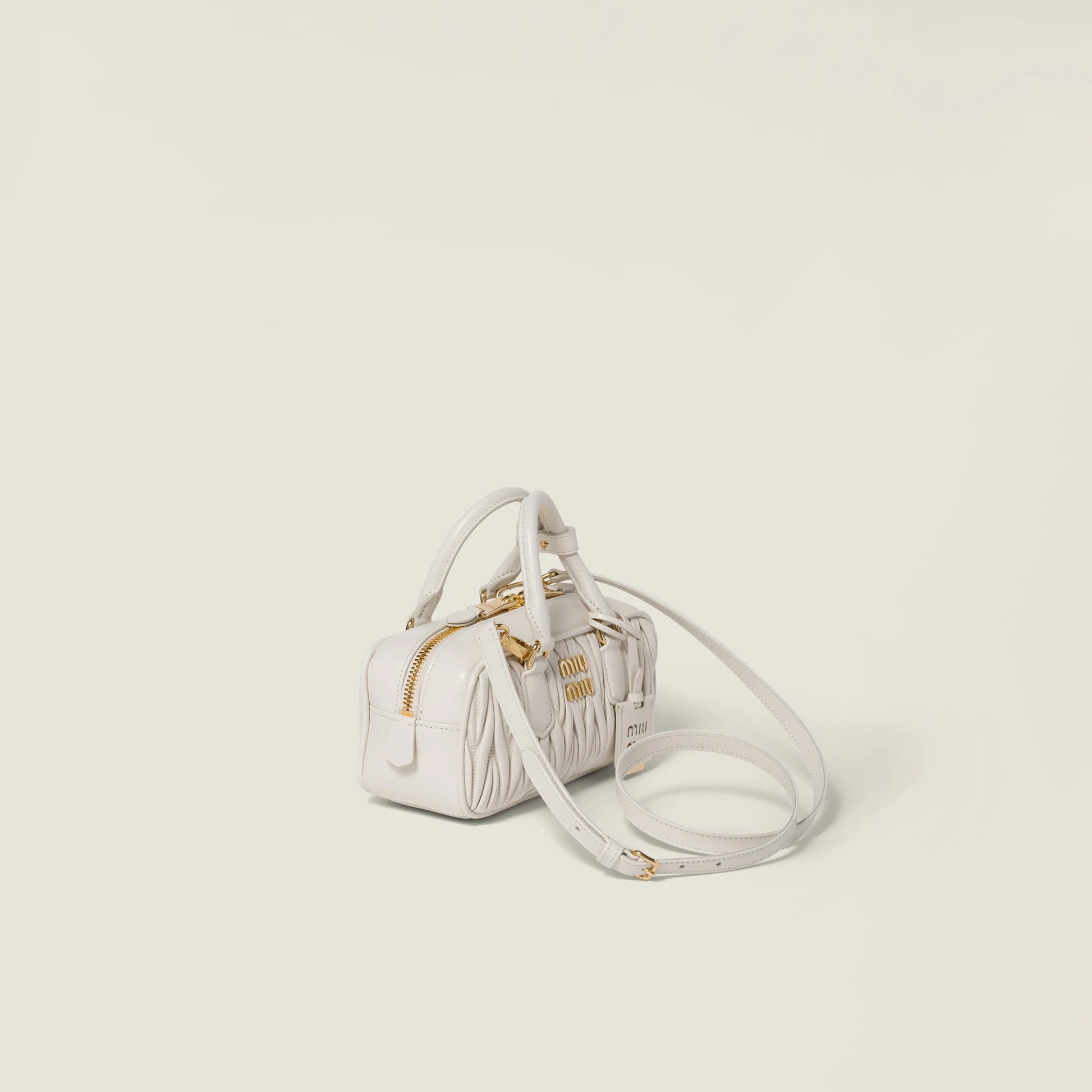 Arcadie matelassé nappa leather bag