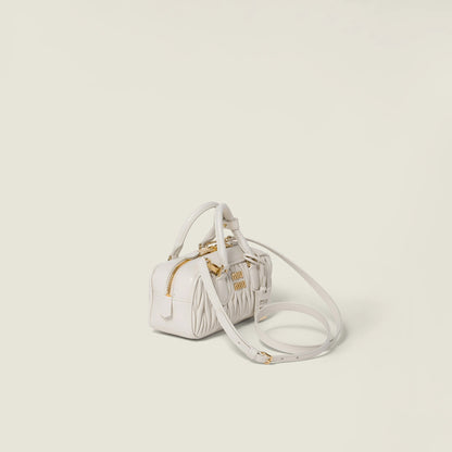 Arcadie matelassé nappa leather bag