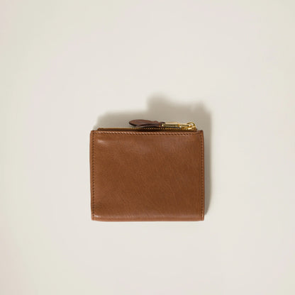 Small nappa leather wallet